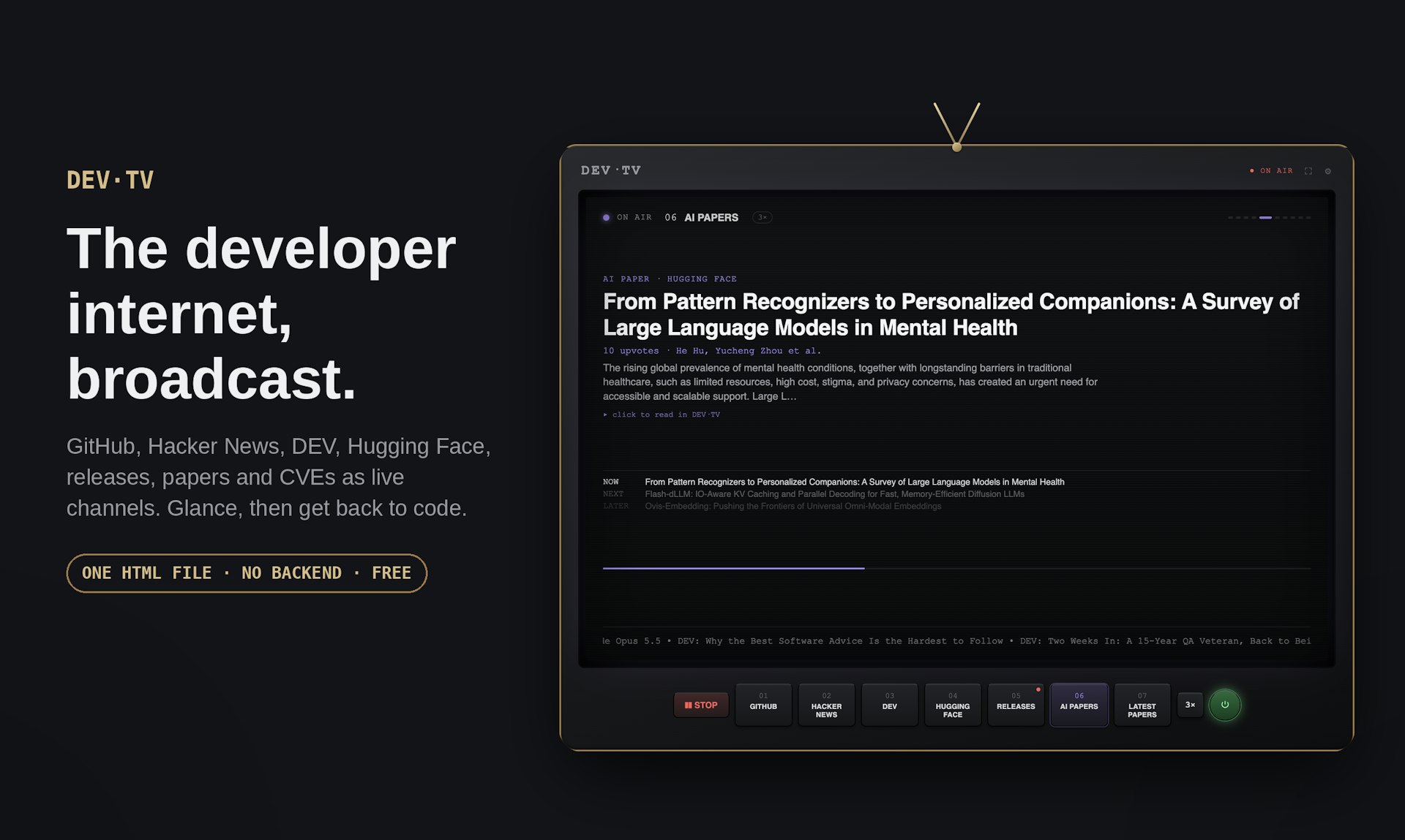 DEV·TV Preview