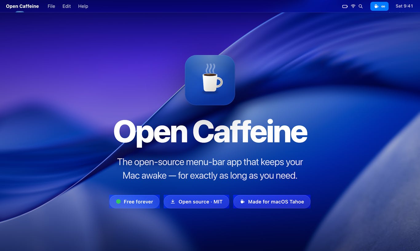 Open Caffeine Preview